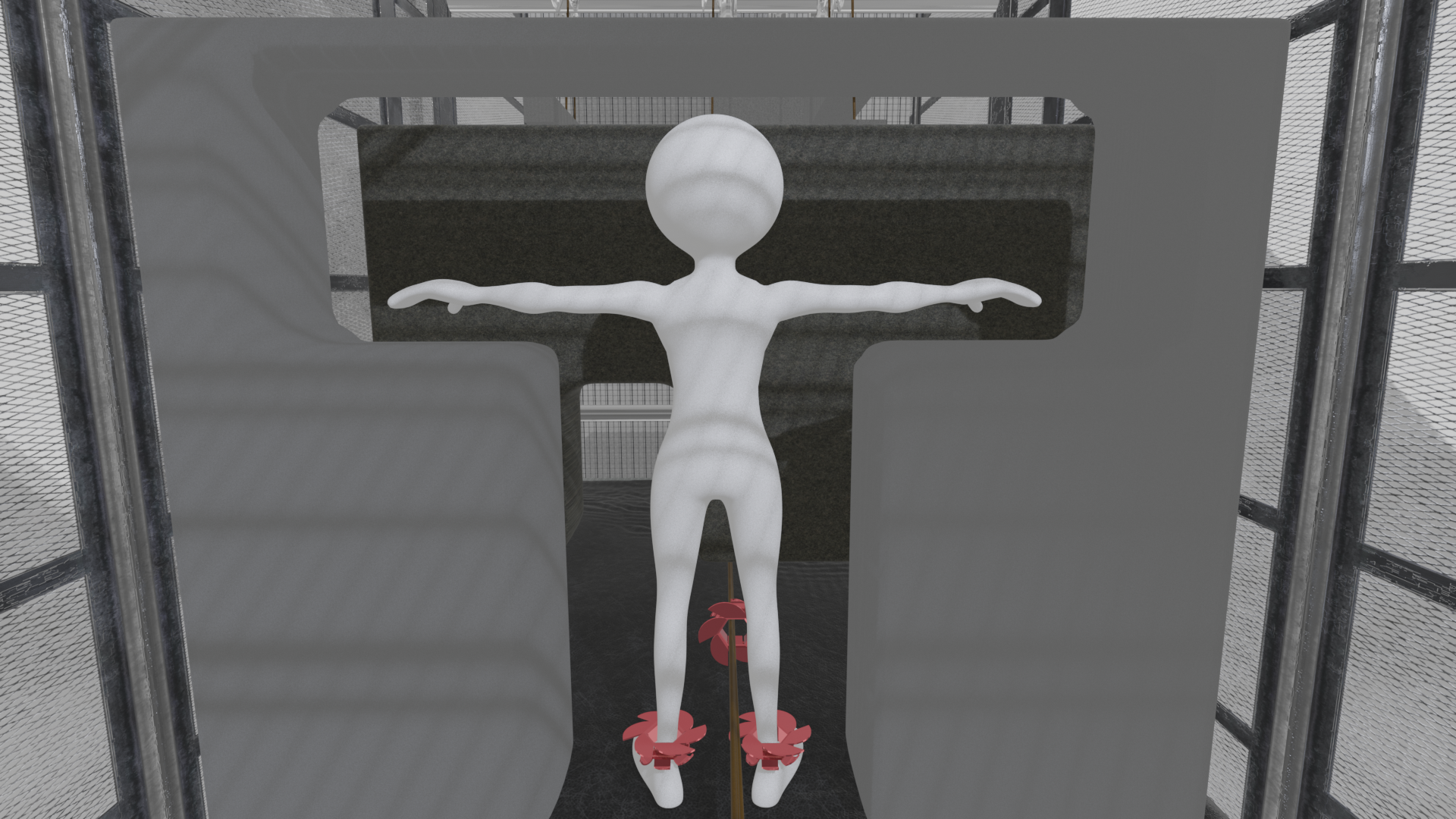Journey step 7: body held under tension