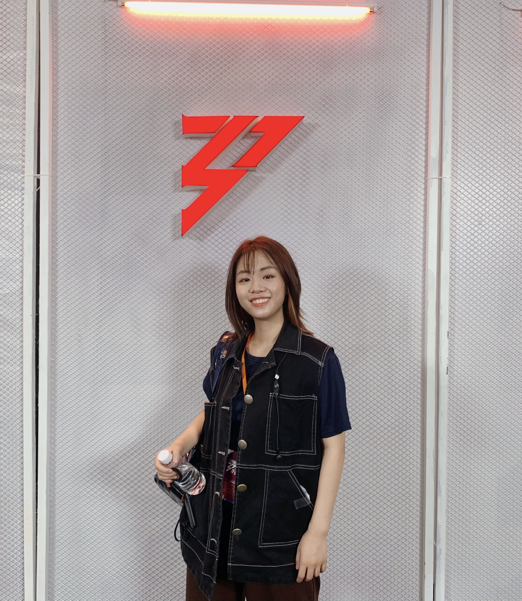 Audrey Ouyang backstage at Sisters Who Make Waves.